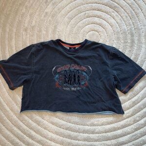 Tommy Hilfiger 1985 Black Surf Coast Crop Top